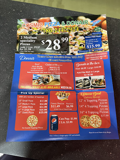 Photo of Cosmic Pizza & Donair winterburn - 9817 Winterburn Rd NW, Edmonton, AB T5T 7P6